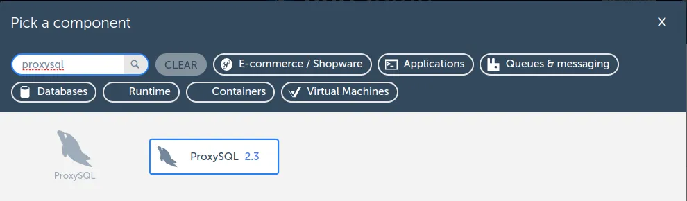 Add ProxySQL stack item