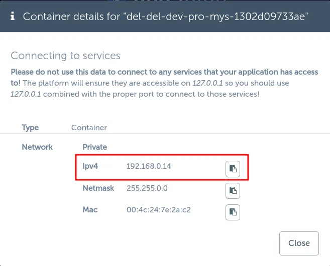 Gather MySQL IP information